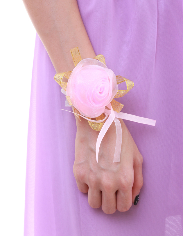 Eden Bridesmaid Corsage in Sweet Pink